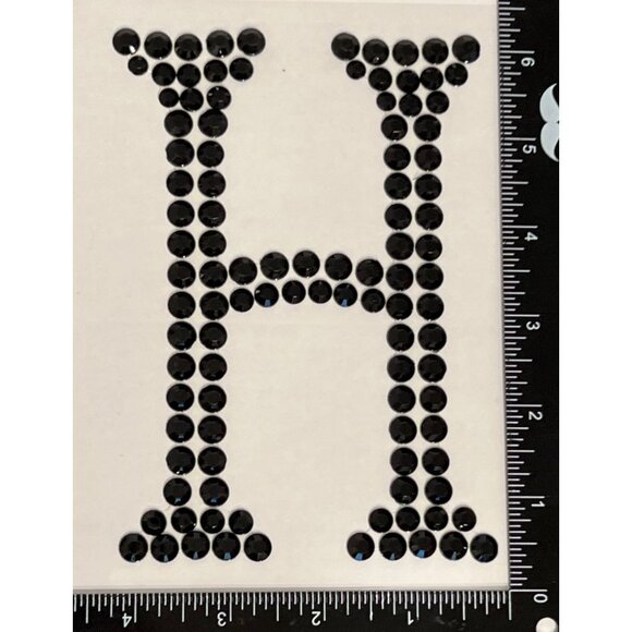 Recollections Halloween Bling Rhinestone Gem Embellishment " H "  353956 422446 - Picture 1 of 3
